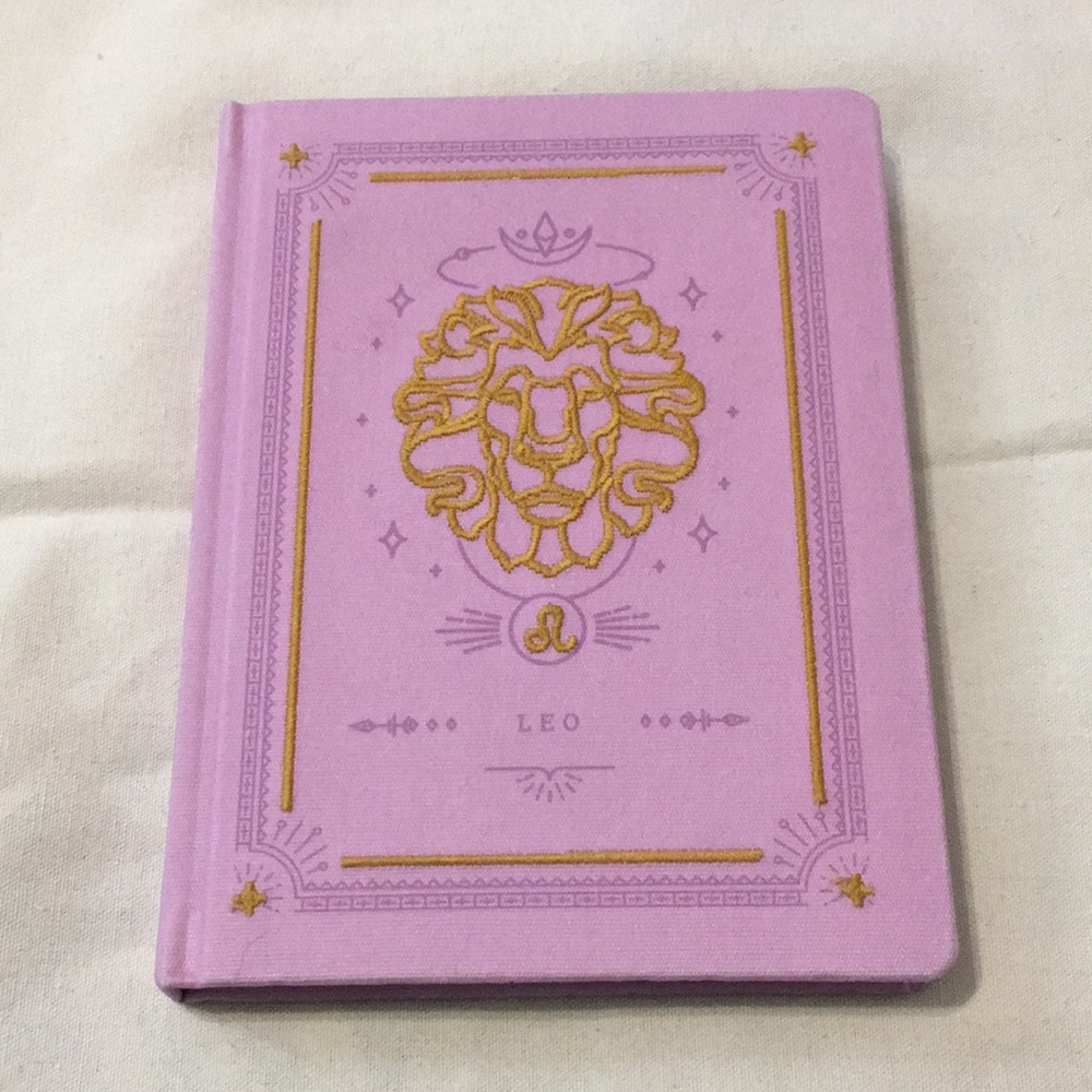 Leo Zodiac Hardcover Journal